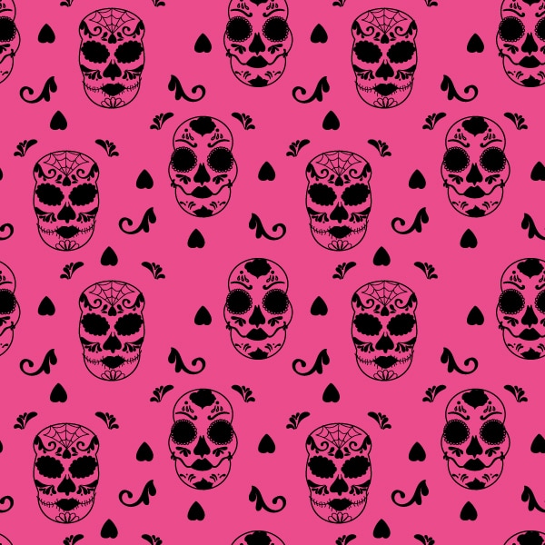 soat creation glamour halloween skull pink black