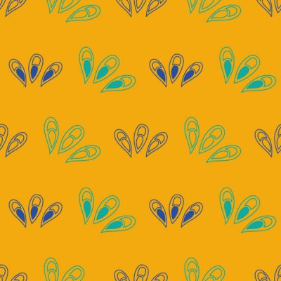 soat creation pattern Ginko wax yellow blue