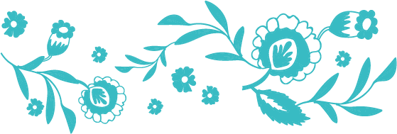 pattern design illustration motif fleur bleue soat creation